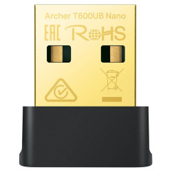 TP-Link Archer T600UB Nano AC 600 USB adaptér, 2,4 5GHz, Bluetooth 4.2, USB 2.0