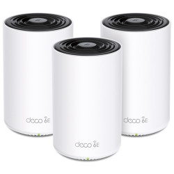 TP-Link Deco XE75(3-pack) Mesh systém AXE5400, WiFi 6E, 3x GLAN, 574Mbps 2,4GHz 2402Mbps 5GHz 2402 6GHz