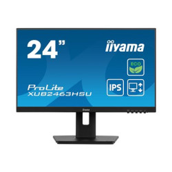 Iiyama ProLite XUB2463HSU-B1 LCD IPS/PLS 23,8" 1920 x 1080 3ms 250nitů 1300:1 100Hz  Repro Pivot   Černá 