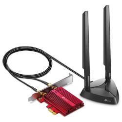 TP-Link Archer TXE75E AXE 5400 Síťová karta, WiFi 6E, Bluetooth 5.2, 574Mbps 2,4GHz 2402Mbps 5GHz 2402 6GHz, PCI-e