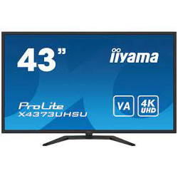 Iiyama ProLite X4373UHSU-B1 LCD VA/PVA/MVA 42,5" 3840 x 2160 3ms 400nitů 4000:1 60Hz  Repro    Černá