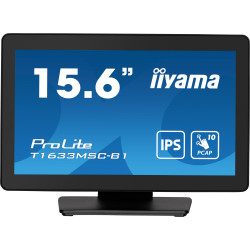 Iiyama ProLite T1633MSC-B1 LCD IPS/PLS 16" 1920 x 1080 5ms 385nitů 1000:1 60Hz Dotyk Repro    Černá 