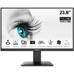 MSI Pro MP2412 LCD VA/PVA/MVA 23,8" 1920 x 1080 1ms 300nitů 4000:1 100Hz      Černá 