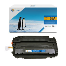 G&G kompatibilní toner s HP CE255A, NT-PH255C, HP 55A, black, 6000str.