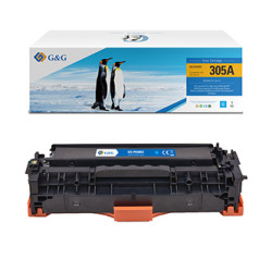 G&G kompatibilní toner s HP CE411A, NT-PH305C(CE411A), HP 305A, cyan, 2600str.