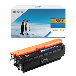 G&G kompatibilní toner s HP CF362X, NT-PH362XY, HP 508X, yellow, 9500str., high capacity