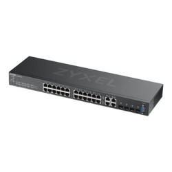 Zyxel GS2220-28 - Přepínač - řízený - 24 x 10 100 1000 + 4 x kombinace Gigabit SFP - Lze montovat do rozvaděče