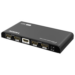 PremiumCord HDMI 2.0 splitter 1-4 porty, 4K x 2K 60Hz, FULL HD, 3D, černý