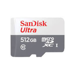 SanDisk Ultra - Paměťová karta flash - 512 GB - Class 10 - microSDXC UHS-I