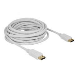 Delock - Kabel obrazovky - DisplayPort (M) do DisplayPort (M) - DisplayPort 1.2 - 7 m - bílá