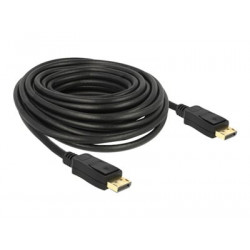 Delock - Kabel obrazovky - DisplayPort (M) do DisplayPort (M) - DisplayPort 1.2 - 10 m - černá