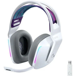 Logitech Headset G733 LightSpeed, bezdrátová RGB - bílé