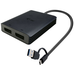 i-tec USB-A USB-C Dual 4K DP video adaptér