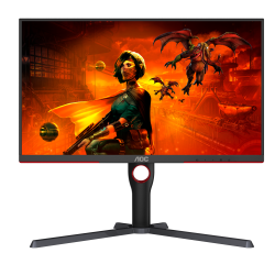 AOC U27G3X-BK LCD IPS/PLS 27" 3840 x 2160 1ms 400nitů 1000:1 160Hz   Pivot   Černo - červená 