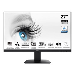 MSI Pro MP273A 27" IPS FHD 100Hz 1ms Black 3R