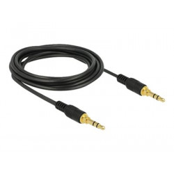 Delock - Audio kabel - stereo mini jack s piny (male) do stereo mini jack s piny (male) - 3 m - černá