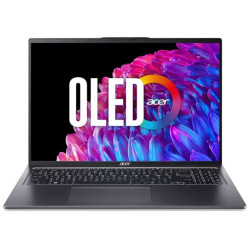 Acer Swift Go 16 SFG16-72-58T6 16" U5-125H 16 GB 1 TB Intel Arc 7-cores iGPU Windows 11 Home Šedá