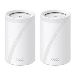 TP-Link Deco BE65(2-pack) BE9300 Třípásmový systém Mesh WiFi 7 pro celou domácnost, 4x 2.5GLAN, USB, 2,4 5 6GHz, HomeShi