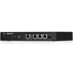 Ubiquiti EdgeRouter 4 - 3x Gbit RJ45 port, 1x SFP port, 4-Core 1GHz CPU, 1GB DDR3 RAM