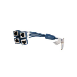 HPE X260 Min D-28 to 4-RJ45 0.3m Rtr Cbl