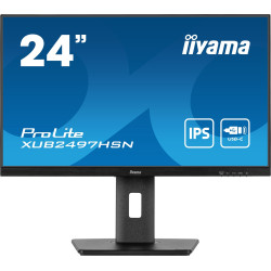 Iiyama ProLite XUB2497HSN-B1 LCD IPS/PLS 23,8" 1920 x 1080 1ms 250nitů 1300:1 100Hz  Repro Pivot USB-C  Černá 