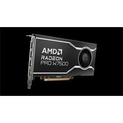 AMD GPU W7500 8GB GDDR6 128bit, 12Tflops, 4x DP 2.1, active fan, RDNA3