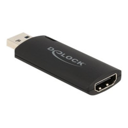 Delock - Adaptér pro zachytávání videa - USB 2.0 - černá