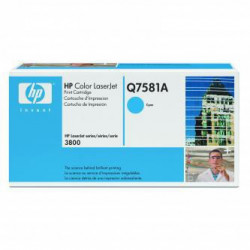 HP originální toner Q7581A, cyan, 6000str., HP Color LaserJet 3800, n, dn, dtn