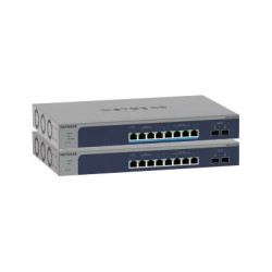 NETGEAR Smart MS510TXUP - Přepínač - L3 Lite - inteligentní - 4 x 100 1000 2.5G (PoE++) + 4 x 100 1000 2.5 5 10G (PoE++) + 2 x 10 Gigabit SFP+ (uplink) - desktop, Lze montovat do rozvaděče - PoE++ (295 W)