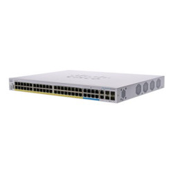 Cisco Business 350 Series CBS350-48NGP-4X - Přepínač - L3 - řízený - 40 x 10 100 1000 (PoE+) + 8 x 100 1000 2.5G 5G (PoE++) + 2 x combo 10 Gigabit SFP+ RJ-45 + 2 x 10 Gigabit SFP+ - Lze montovat do rozvaděče - PoE+ (740 W)