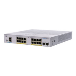 Cisco Business 350 Series CBS350-16FP-2G - Přepínač - L3 - řízený - 16 x 10 100 1000 (PoE+) + 2 x gigabitů SFP - Lze montovat do rozvaděče - PoE+ (240 W)