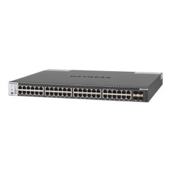 NETGEAR M4300-48X - Přepínač - L3 - řízený - 48 x 10 Gigabit Ethernet + 4 x sdílené 10 gigabitové SFP+ - proudění vzduchu zpředu dozadu - Lze montovat do rozvaděče