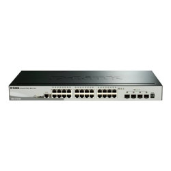 D-Link DGS 1510-28X - Přepínač - L3 - inteligentní - 24 x 10 100 1000 + 4 x 10 Gigabit SFP+ - desktop, Lze montovat do rozvaděče