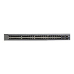 NETGEAR Smart GS748T - V5 - přepínač - L3 Lite - řízený - 48 x 10 100 1000 + 2 x gigabitů SFP + 2 x kombinace Gigabit SFP - desktop, Lze montovat do rozvaděče