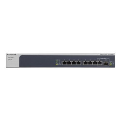 NETGEAR XS508M - Přepínač - neřízený - 7 x 10 Gigabit Ethernet + 1 x 10 Gigabit Ethernet 10 Gigabit Ethernet SFP+ - desktop, Lze montovat do rozvaděče