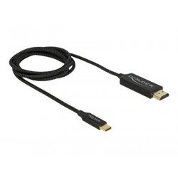 Delock - Kabel adaptéru - USB-C s piny (male) do HDMI s piny (male) - 1 m - černá - podporuje 4K