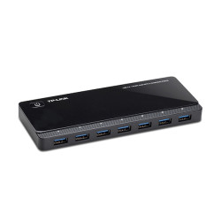 TP-Link UH720, 7 ports USB 3.0 Hub, Desktop, 2x nabíjecí port a 12V 2.4A power adapter included