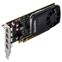 PNY Quadro P1000 V2 DP 4GB GDDR5 PCI-E 4x miniDP 1.4 Low profile bracket v balení