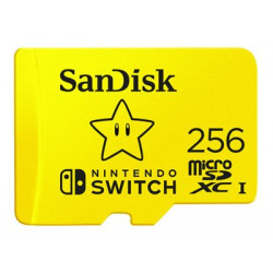 SanDisk Nintendo Switch - Paměťová karta flash - 256 GB - Video Class V30 UHS-I U3 - microSDXC UHS-I - pro Nintendo Switch