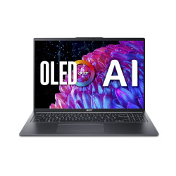 Acer Swift Go 16 SFG16-72-58T6 16" U5-125H 16 GB 1 TB Intel Arc 7-cores iGPU Windows 11 Home Šedá