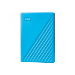 WD My Passport WDBYVG0020BBL - Pevný disk - šifrovaný - 2 TB - externí (přenosný) - USB 3.2 Gen 1 - AES 256 bitů - modrá