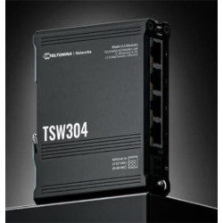 Teltonika ETHERNETOVÝ Switch NA DIN LIŠTU - TSW304