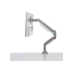 Kensington SmartFit One-Touch Single Monitor Arm - Montážní sada - nastavitelné rameno - pro obrazovka - plast, hliník, ocel - velikost obrazovky: 13"-32" - na stůl, svorka ve tvaru C, průchodka, upevnitelné na stůl