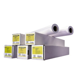 HP Bright White Inkjet Paper, 119 microns (4.7 mil) • 90 g m2 (24 lbs) • 610 mm x 45.7 m , C6035A