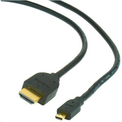 GEMBIRD Kabel HDMI - HDMI Micro 4,5m (v1.3, M M, stíněný, zlacené kontakty)