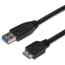 PREMIUMCORD Kabel USB 3.0 A - Micro B 0,5m, propojovací (M M)