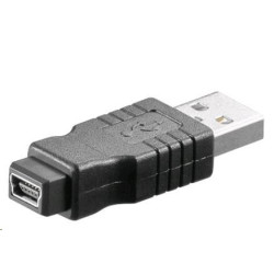 PREMIUMCORD Redukce USB 2.0 A - MINI-B 5 PIN (M F)