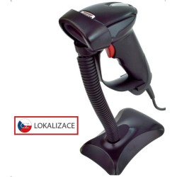 Virtuos laserová čtečka HT-900A, USB (emulace klávesnice RS232), černá