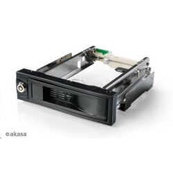 AKASA HDD box Lokstor M52, 1x 3.5" SATA HDD do 5.25" interní pozice, černá