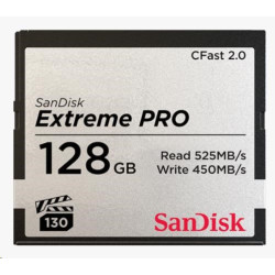 SanDisk CFAST 2.0 128GB Extreme Pro (525 MB s VPG130)